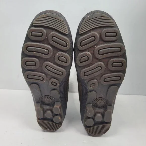 UGG Women's Brown Bellegarde Winter Rain Boots S/N 1001731 US Size 8 - Picture 10 of 11